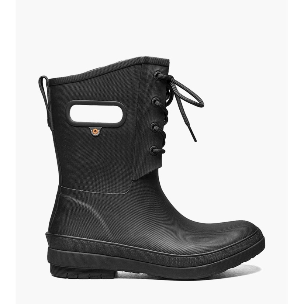 BNWT Bogs Amanda II Lace Waterproof Winter Boots 7 Black Women